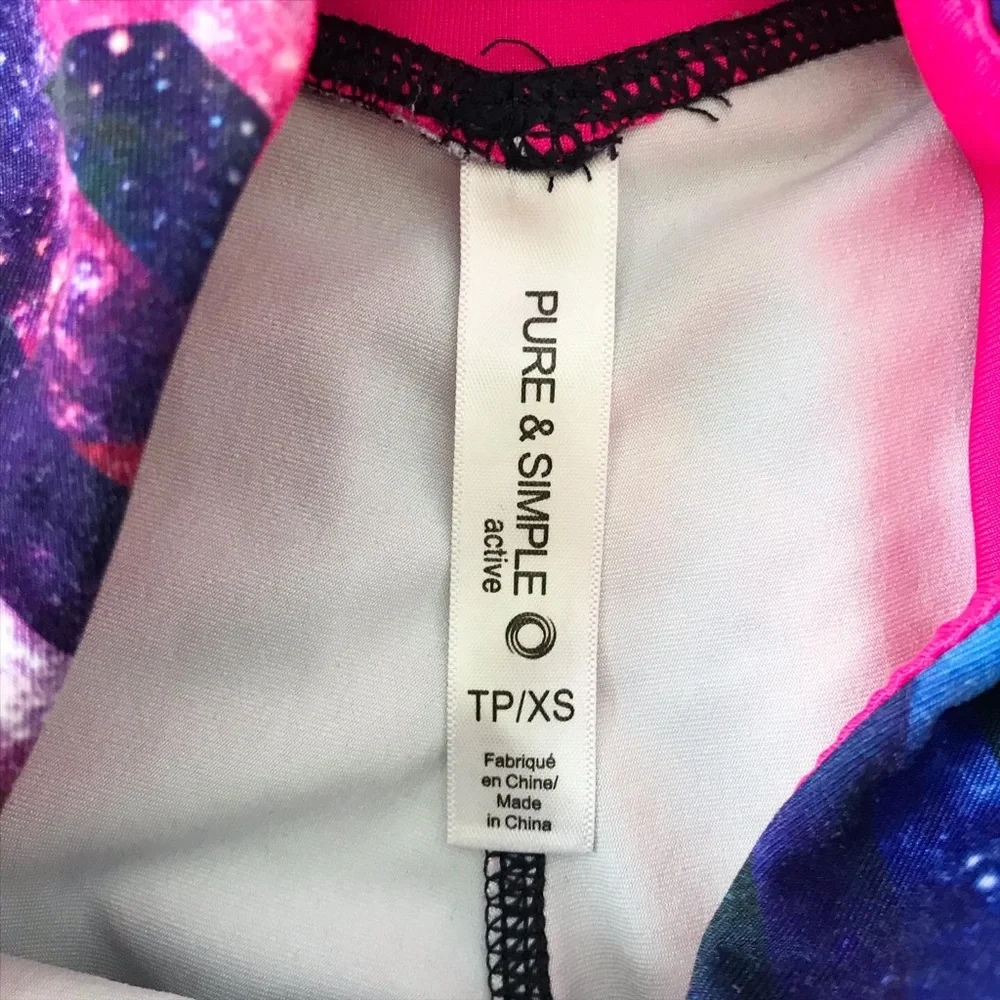 Pure & Simple galaxy print athletic leggings XS - Picture 6 of 6
